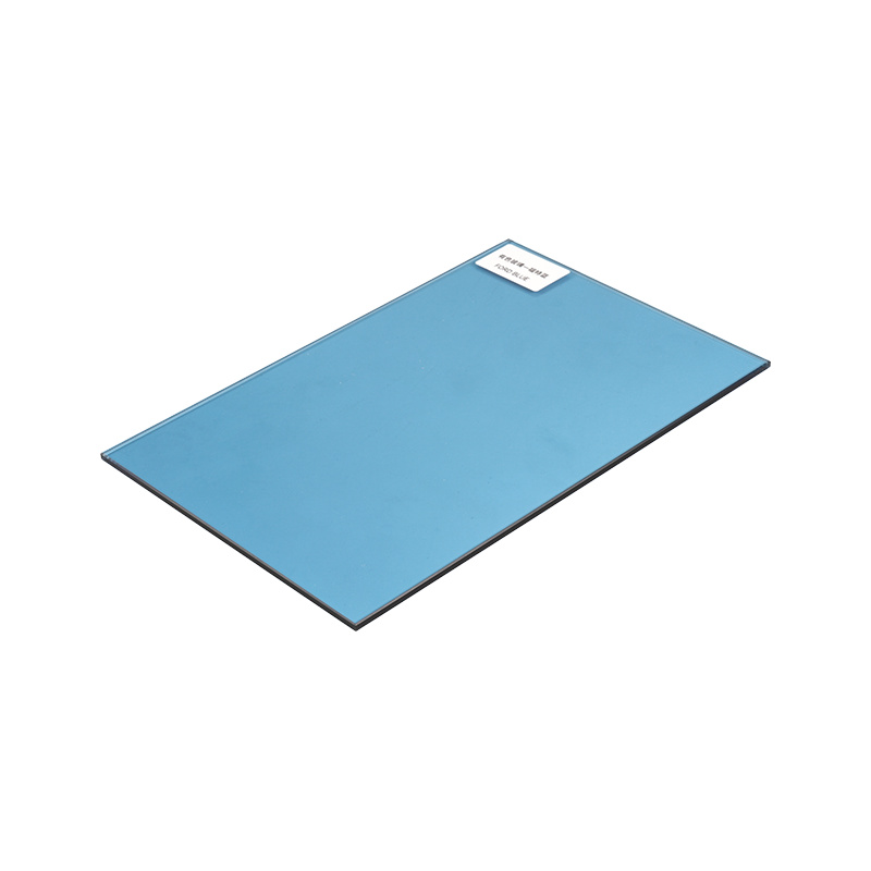 Sea Blue Blue Blue Anti-UV Duschrum Glas Dekorativt glasblått glas